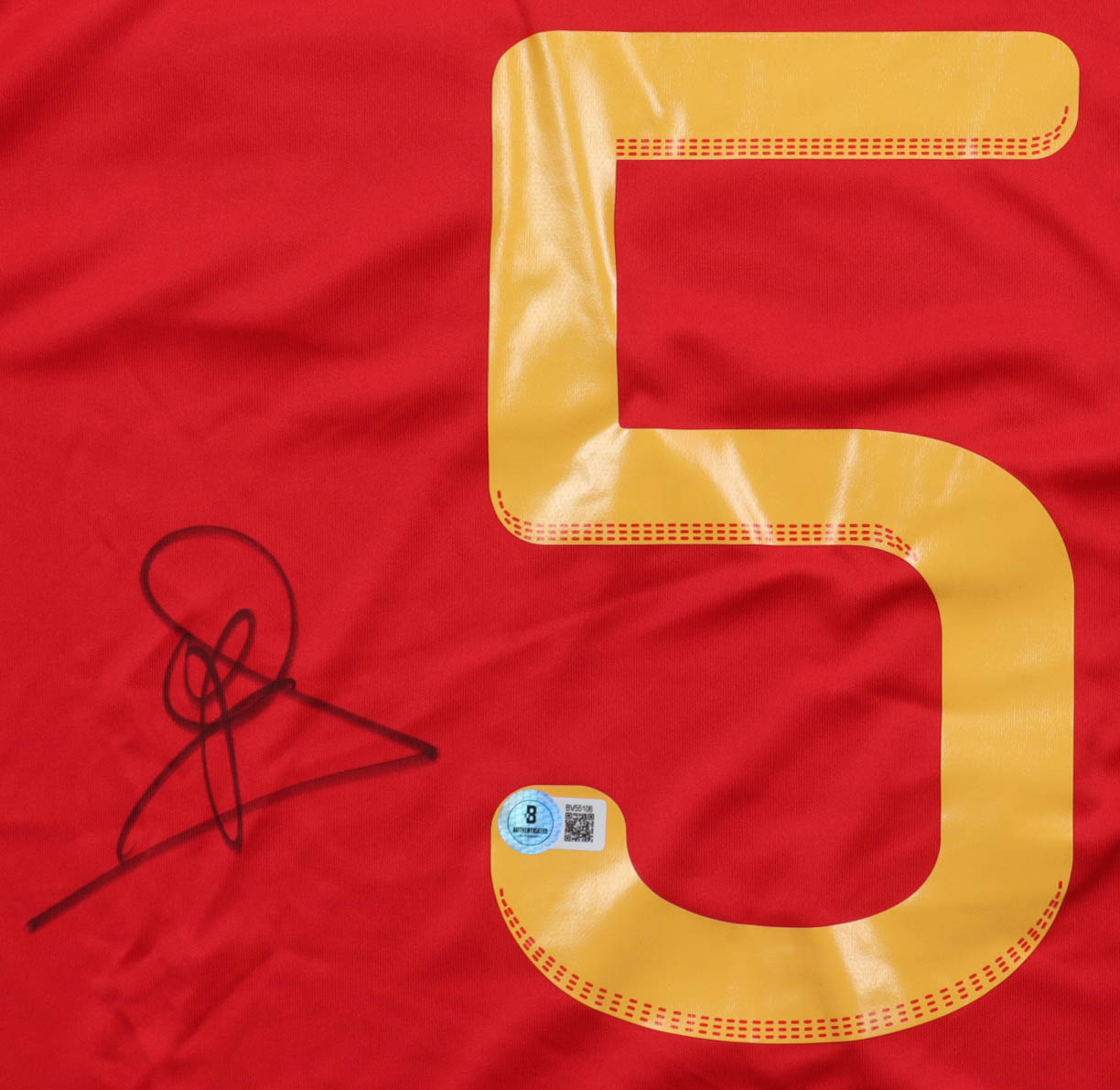 Carles Puyol Signed Spain Adidas Authentic Jersey (Beckett) at PristineAuction.com Carles Puyol Signed Spain Adidas Authentic Jersey (Beckett) at PristineAuction.com