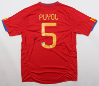 Carles Puyol Signed Spain Adidas Authentic Jersey (Beckett) at PristineAuction.com