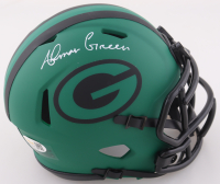 Ahman Green Signed Packers Rave Alternate Speed Mini Helmet (JSA) at PristineAuction.com