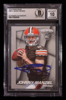 Johnny Manziel Signed 2014 Panini Prizm #287A RC (BGS) at PristineAuction.com