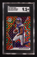 Justin Jefferson 2020 Panini Mosaic Mosaic Reactive Green #209 RC (SGC 9.5) at PristineAuction.com