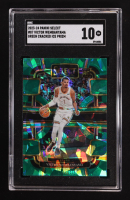 Victor Wembanyama 2023-24 Select Prizms Green Ice #87 RC (SGC 10) at PristineAuction.com