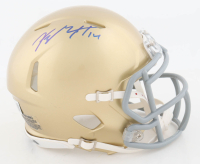 Kyle Hamilton Signed Notre Dame Fighting Irish Speed Mini Helmet (Beckett) at PristineAuction.com