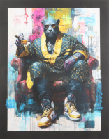 "Luxury Has Claws" 2026 19x26 Original Painting on Canvas by Tadas Zaicikas | TedyZet (Zaicikas) at PristineAuction.com