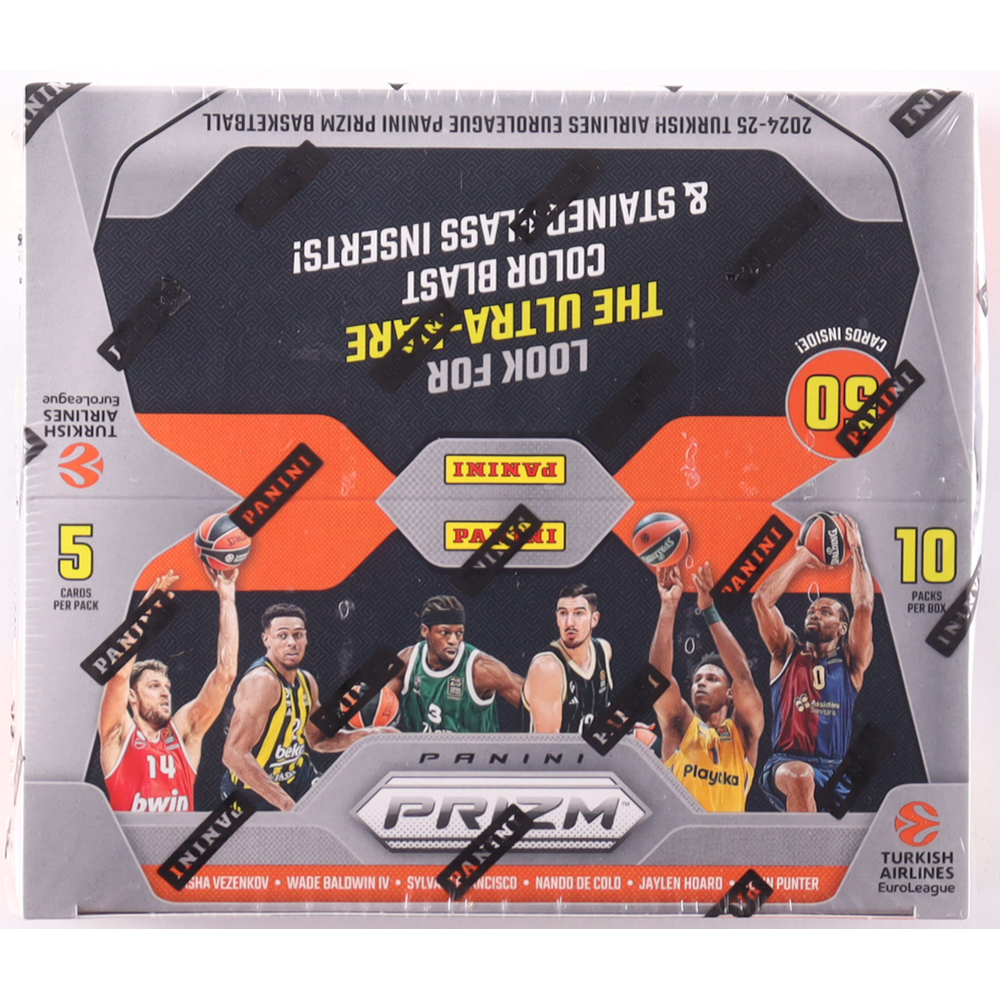 2024/25 Panini Prizm Turkish Airlines EuroLeague Basketball Hobby Box at PristineAuction.com