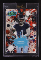Cam Ward 2025 Wild Card Splat Background 7 Vintage Kaleidoscope #SUSVIN07-CW #1/1 RC at PristineAuction.com