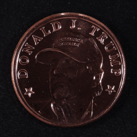 "Donald J. Trump" Design 1 Oz. .999 Copper Bullion Round at PristineAuction.com