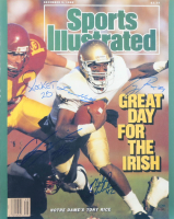 "1988 National Champions" Signed 16x20 Poster Signed By (5) With Lou Holtz, Tony Rice, Rocket Ismail, Michael Stonebreaker (Steiner) at PristineAuction.com