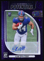 Cam Skattebo 2025 Donruss Optic Hidden Potential Autographs Purple Stars #8 #10/25 RC at PristineAuction.com