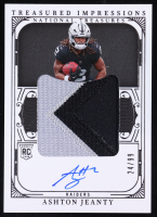 Ashton Jeanty 2025 Panini National Treasures Rookie Treasured Impressions #2 #24/99 RC at PristineAuction.com