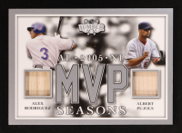 Alex Rodriguez / Albert Pujols 2022 Leaf Lumber MVP Seasons Silver #MVP02 #1/2 at PristineAuction.com
