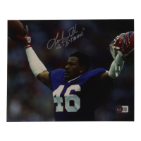 Leonard Smith Signed Bills 8x10 Photo Inscribed "Hitman" (Beckett) at PristineAuction.com