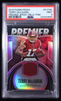 Terry McLaurin 2019 Panini Prizm Premier Jerseys Pink #27 RC (PSA 9) at PristineAuction.com