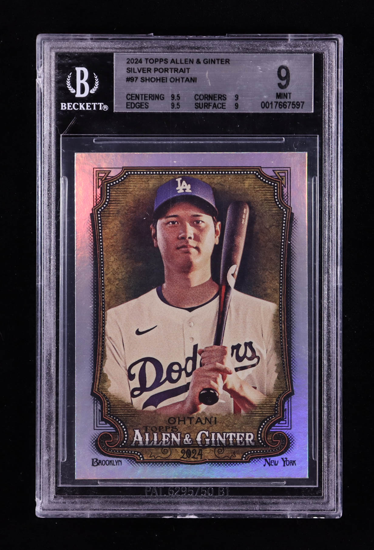 Shohei Ohtani 2024 Topps Allen and Ginter Silver Portrait #97 (BGS 9) at PristineAuction.com Shohei Ohtani 2024 Topps Allen and Ginter Silver Portrait #97 (BGS 9) at PristineAuction.com