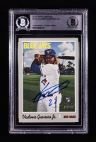 Vladimir Guerrero Jr. Signed 2019 Topps Heritage #504 RC (BGS) at PristineAuction.com