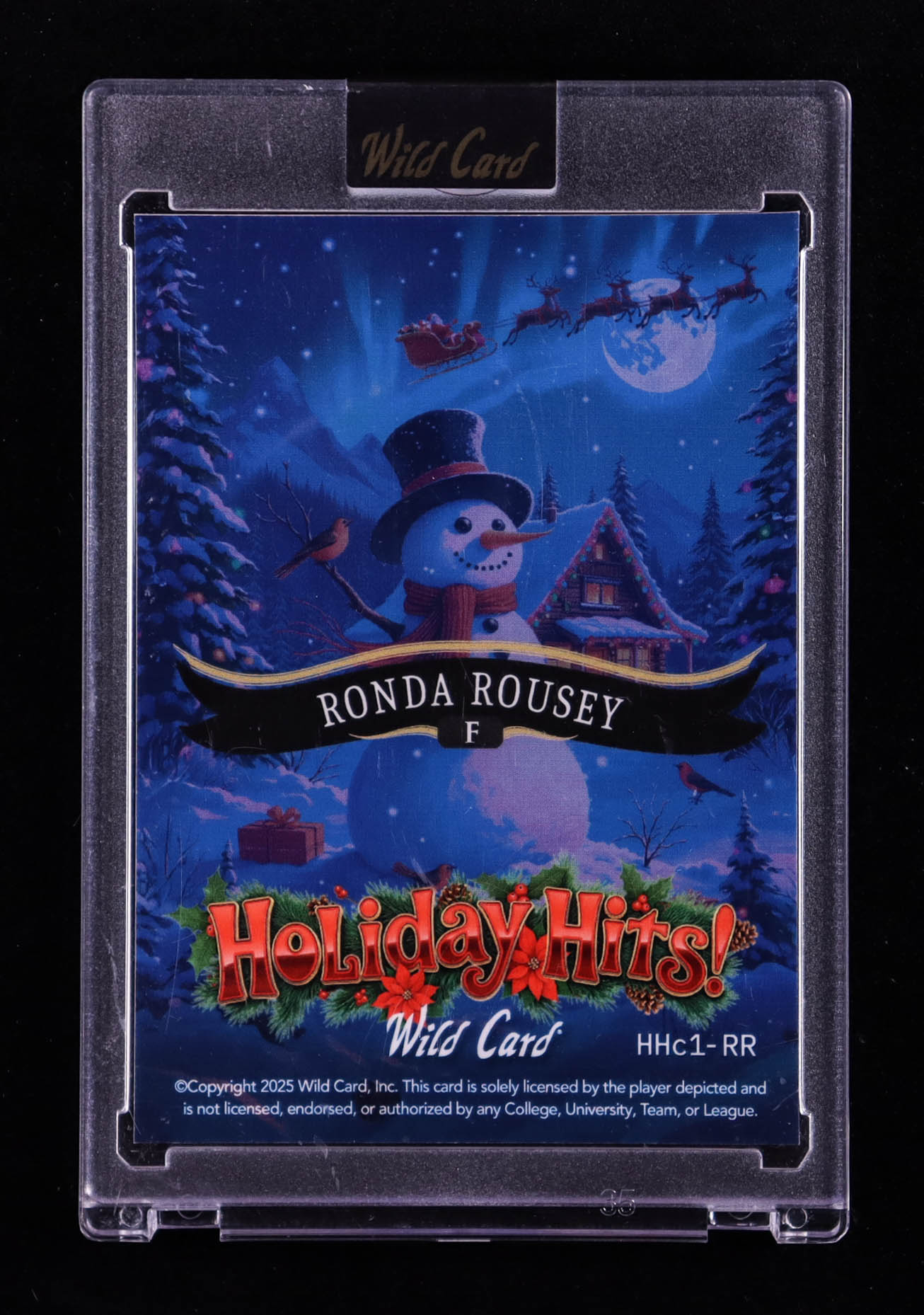 Ronda Rousey 2025 Wild Card Holiday Hits Lazer #RR #2/3 at PristineAuction.com Ronda Rousey 2025 Wild Card Holiday Hits Lazer #RR #2/3 at PristineAuction.com