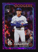 Yoshinobu Yamamoto 2024 Topps Update Purple Holo Foil #US149 RC #419/799 at PristineAuction.com
