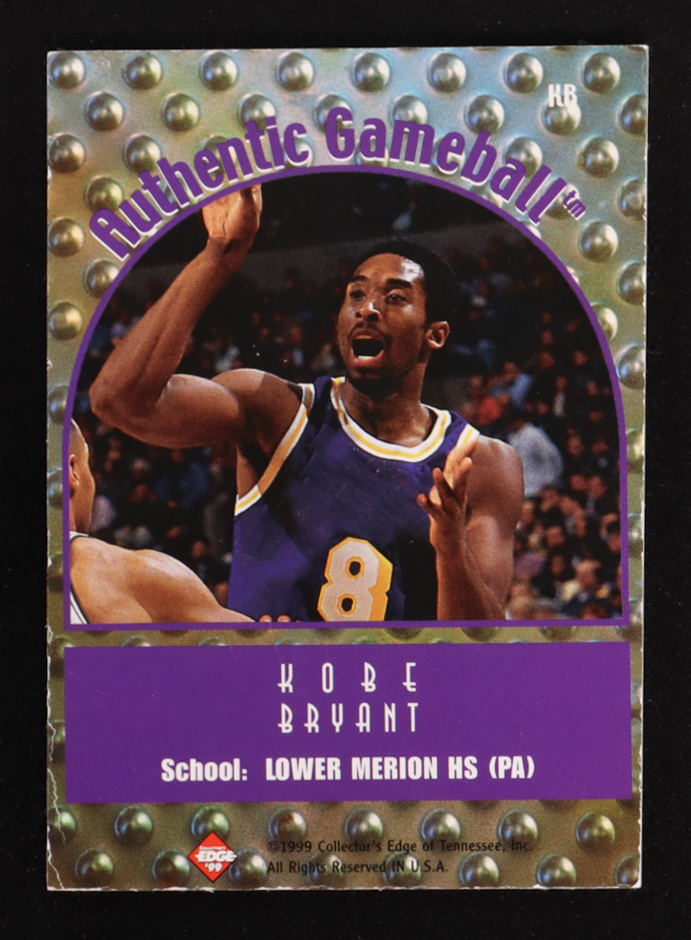 Kobe Bryant 1999 Collector's Edge Rookie Rage Game Ball #KB4 / Follow Through at PristineAuction.com Kobe Bryant 1999 Collector's Edge Rookie Rage Game Ball #KB4 / Follow Through at PristineAuction.com