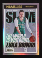 Luka Doncic 2021-22 Hoops SLAM Holo #20 at PristineAuction.com
