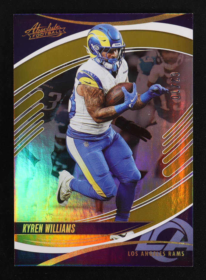 Kyren Williams 2025 Absolute Spectrum Gold #6 #2/10 at PristineAuction.com Kyren Williams 2025 Absolute Spectrum Gold #6 #2/10 at PristineAuction.com