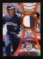 Seiya Suzuki 2025 Topps Tribute Tributaries Relics Orange #TTSS #7/25 at PristineAuction.com