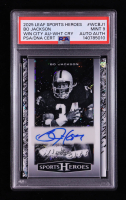 Bo Jackson 2025 Leaf Sports Heroes Win City Autographs Crystal White #WCBJ1 #1/2 (PSA 9 | Autograph Graded PSA 10) at PristineAuction.com