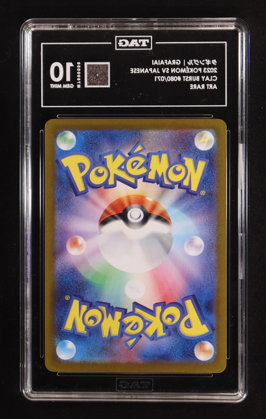 Grafaiai 2023 Pokemon Clay Burst Japanese #80 Holo (TAG 10) at PristineAuction.com Grafaiai 2023 Pokemon Clay Burst Japanese #80 Holo (TAG 10) at PristineAuction.com