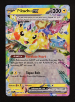 Pikachu ex 2024 Pokemon Surging Sparks #57 Holo at PristineAuction.com