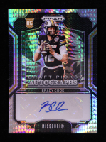 Brady Cook 2025 Panini Prizm Draft Picks Draft Picks Autographs Hyper #19 RC at PristineAuction.com