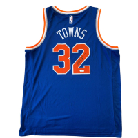 Karl-Anthony Towns Signed Knicks Nike Authentic Jersey (JSA) at PristineAuction.com