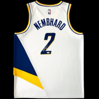 Andrew Nembhard Signed Pacers Nike Authentic Jersey (JSA) at PristineAuction.com
