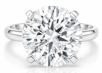 4.42 Carats Lab Grown Diamond Ring G, VS2 | $7,200 Estimated Retail Value (UGL & IGI Certs) | Round Ideal Cut| Brand New at PristineAuction.com