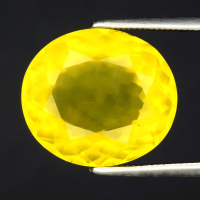 6.51 Carats Natural Yellow Opal Loose | $1,300 Estimated Retail Value (UGL Cert) at PristineAuction.com