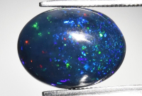 3.47 Carats Natural Black Opal Loose | $1,800 Estimated Retail Value (UGL Cert) at PristineAuction.com