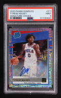 Tyrese Maxey 2020-21 Donruss Rated Rookies Signatures Choice #211 RC (PSA 9) at PristineAuction.com
