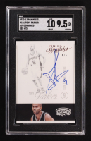 Tony Parker 2012-13 Panini Signatures Red #156 #4/5 (SGC 9.5) at PristineAuction.com