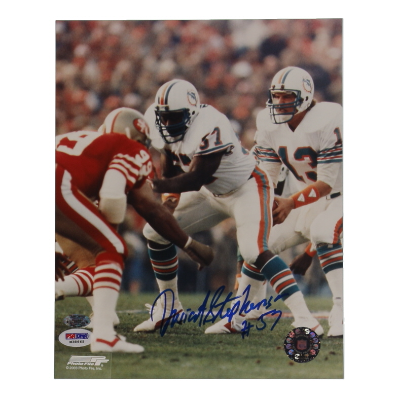 Dwight Stephenson Signed Dolphins 8x10 Photo (PSA) at PristineAuction.com Dwight Stephenson Signed Dolphins 8x10 Photo (PSA) at PristineAuction.com