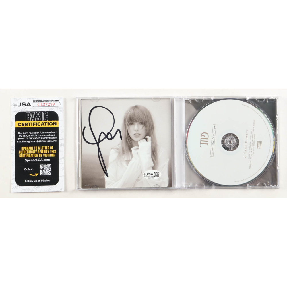 Taylor Swift Signed "The Tortured Poets Department" CD Album Insert (JSA) at PristineAuction.com
