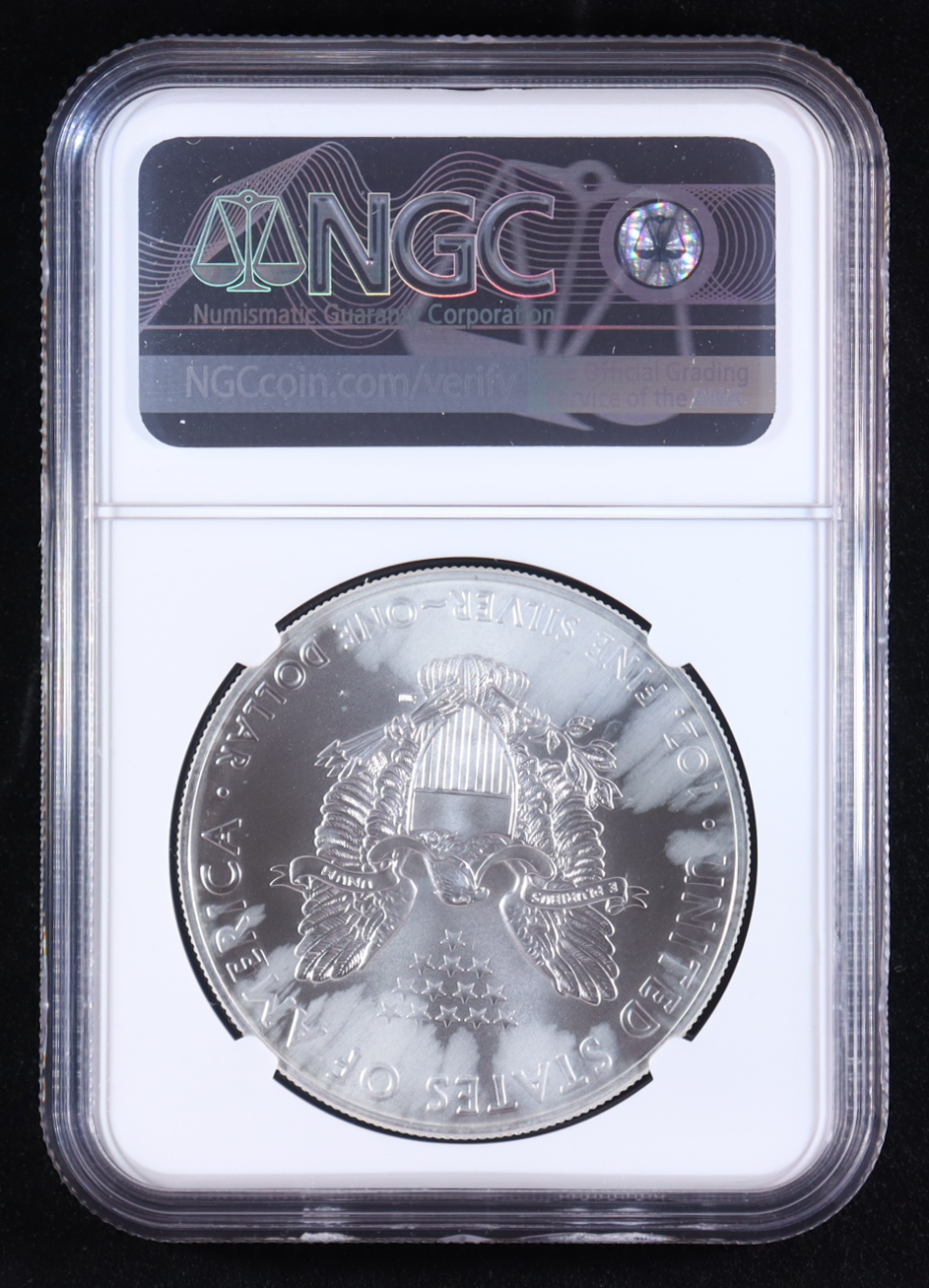 2020 American Silver Eagle, First Day of Issue (NGC MS69) at PristineAuction.com 2020 American Silver Eagle, First Day of Issue (NGC MS69) at PristineAuction.com