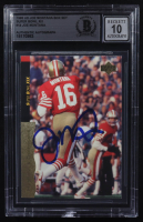 Joe Montana Signed 1995 Upper Deck Joe Montana Box Set #14 (BGS Encapsulated) at PristineAuction.com
