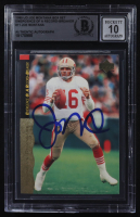 Joe Montana Signed 1995 Upper Deck Joe Montana Box Set #11 (BGS Encapsulated) at PristineAuction.com