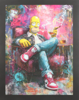 "After The Laughter" 2026 19x26 Original Painting on Canvas by Tadas Zaicikas | TedyZet (Zaicikas) at PristineAuction.com