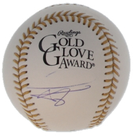 Hyeseong Kim Signed Gold Glove Award Baseball (PSA) at PristineAuction.com