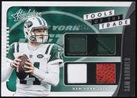 Sam Darnold 2019 Panini Absolute Tools of the Trade Quad Materials #TTQ-SD #38/49 at PristineAuction.com