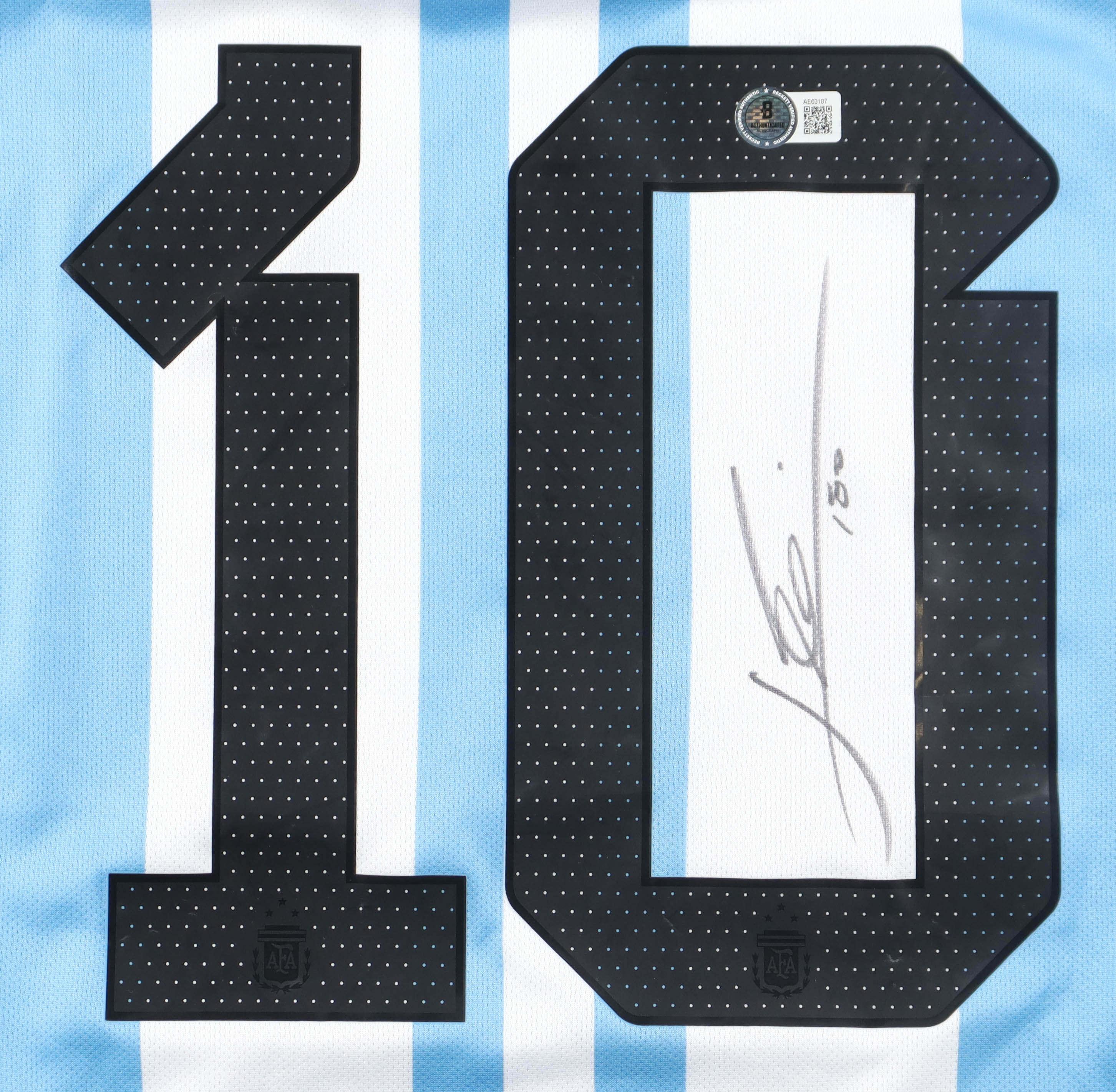Lionel Messi Signed Argentina National Team Adidas Authentic Jersey Inscribed "LEO" (Beckett) at PristineAuction.com Lionel Messi Signed Argentina National Team Adidas Authentic Jersey Inscribed "LEO" (Beckett) at PristineAuction.com