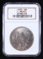 1925 Peace Silver $1 Dollar (NGC MS63) at PristineAuction.com
