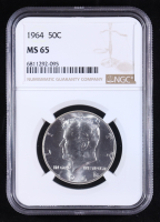 1964 Kennedy Silver 50C Half Dollar (NGC MS65) at PristineAuction.com