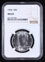 1964 Kennedy Silver 50C Half Dollar (NGC MS65) at PristineAuction.com