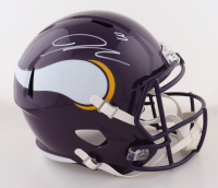 Jordan Addison Signed Vikings Full-Size Speed Helmet (JSA) at PristineAuction.com