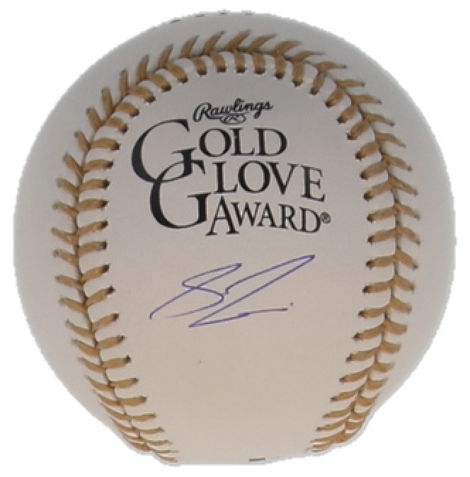 Sal Frelick Signed Gold Glove Award Baseball (PSA) at PristineAuction.com Sal Frelick Signed Gold Glove Award Baseball (PSA) at PristineAuction.com